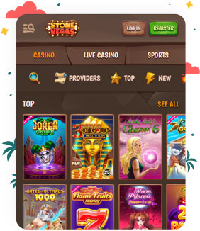 تشكيلة الألعاب في كازينو StoneVegas
