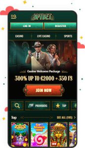 كازينو Spybet للأجهزة المحمولة