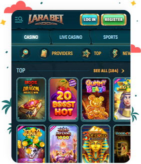 تسجيل الدخول والتسجيل في كازينو Larabet