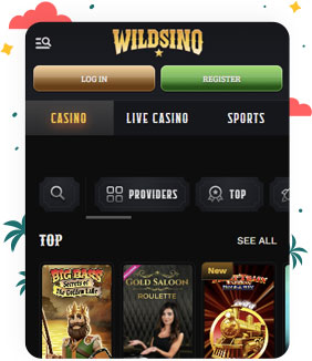 تسجيل الدخول والتسجيل في كازينو Wildsino