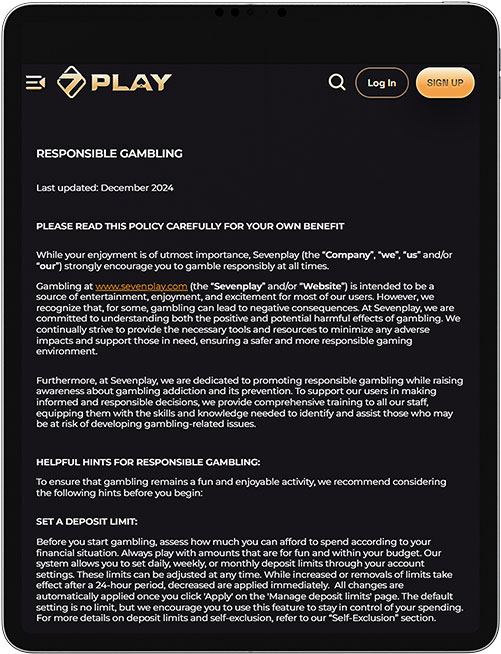 أمن كازينو SevenPlay