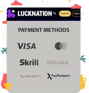 طرق الدفع في كازينو LuckNation