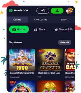 تسجيل الدخول والتسجيل في كازينو Spinoloco