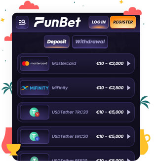 طرق الدفع في كازينو FunBet