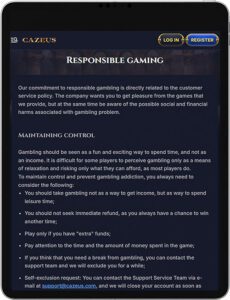أمن كازينو Cazeus
