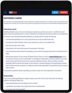 أمن كازينو TikiTaka