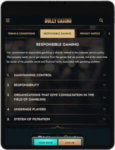 أمن كازينو DollyCasino