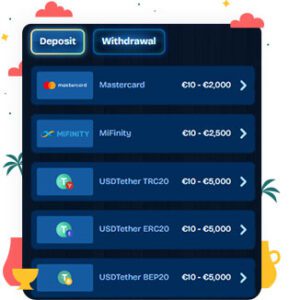 طرق الدفع في كازينو Dudespin