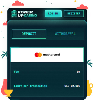 طرق الدفع في كازينو PowerUp Casino