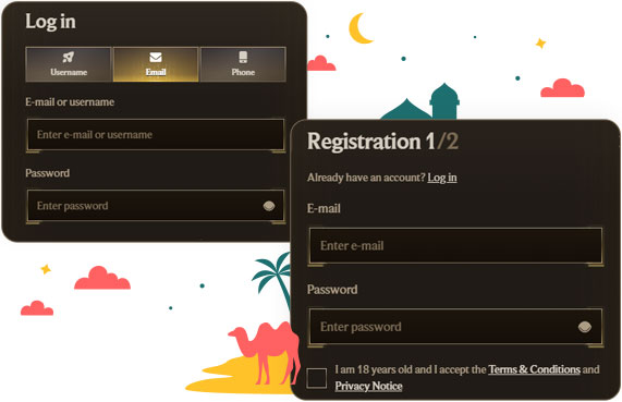 تسجيل الدخول والتسجيل في كازينو Realz