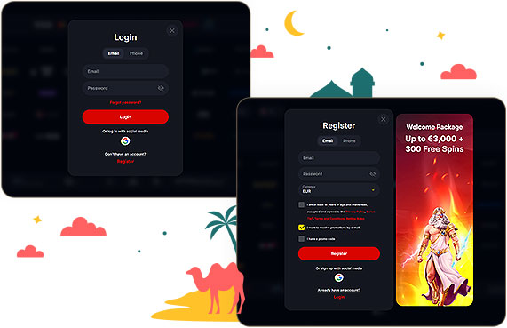 تسجيل الدخول والتسجيل في كازينو Yep Casino