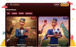 المكافآت والعروض الترويجية في كازينو Casoola