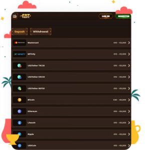 طرق الدفع في كازينو FatPirate