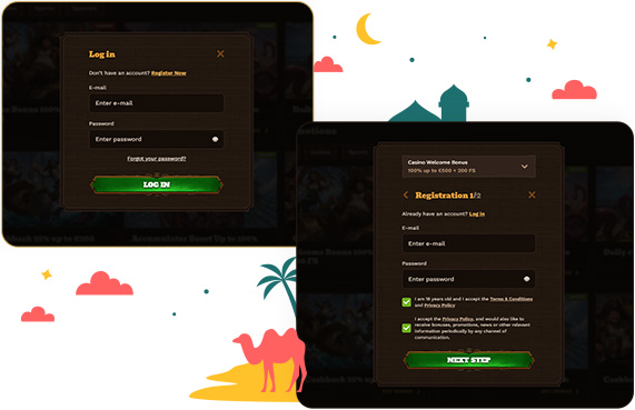 تسجيل الدخول والتسجيل في كازينو FatPirate