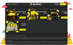 المكافآت والعروض الترويجية في كازينو SlotPal