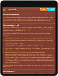 أمن كازينو Cleobetra