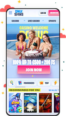 كازينو OnlySpins للأجهزة المحمولة