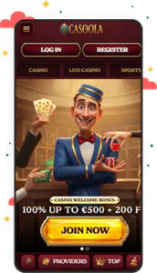 كازينو Casoola للأجهزة المحمولة