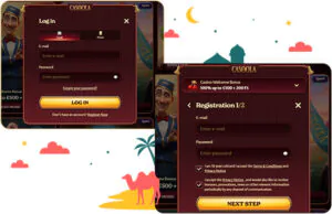 تسجيل الدخول والتسجيل في كازينو Casoola